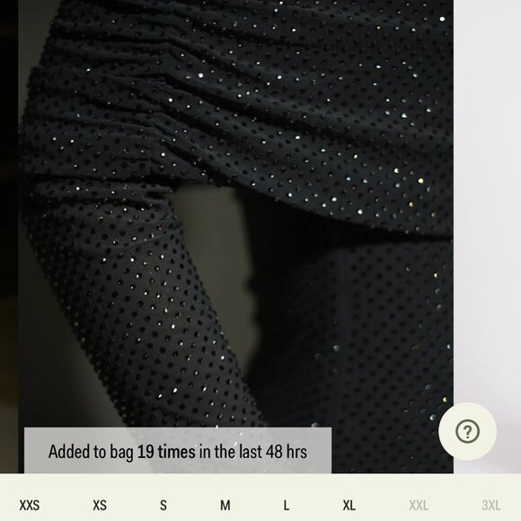 Meshki - Off Shoulder Diamante Maxi Dress - Gunmental - Picture 6 of 7